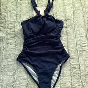Cupshe Navy One Piece Swimsuit